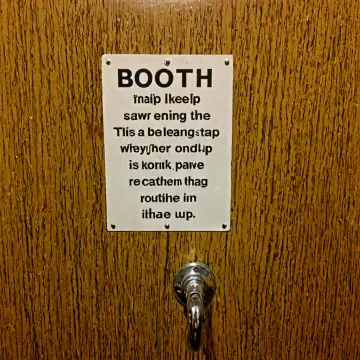 AI-generated art thumbnail for: Booth Notice