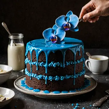 AI-generated art thumbnail for: Cerulean Oblivion: A Recipe for Name-Forget Cake