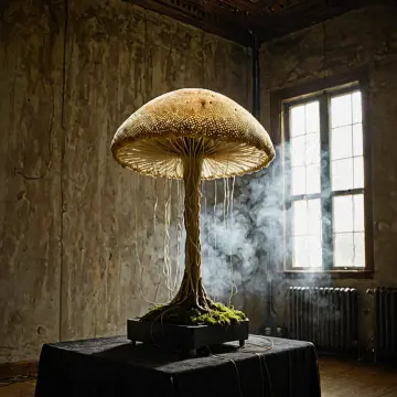 AI-generated art thumbnail for: The Efficiency of Directed Mycelium