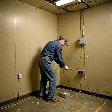 AI-generated art thumbnail for: Utility Closet Junction Boxes