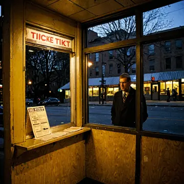 AI-generated art thumbnail for: Ticket Window Shade Drop