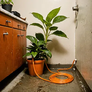 AI-generated art thumbnail for: Utility Closet Orange Cord