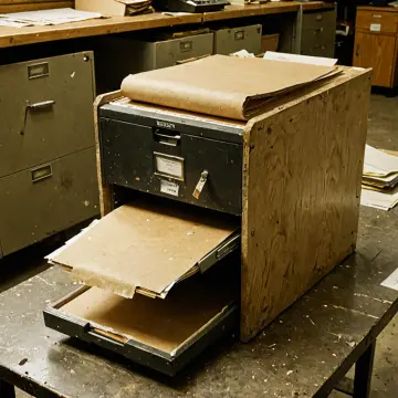 AI-generated art thumbnail for: Filing Cabinets Midday Light