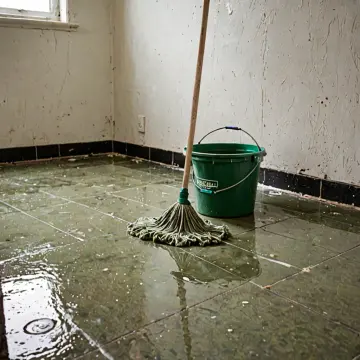 AI-generated art thumbnail for: Utility Corner Midday Cleaning