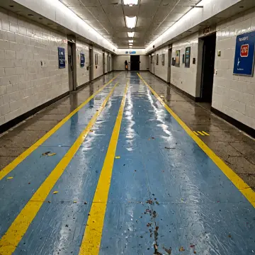 AI-generated art thumbnail for: Wet Paint Concourse Path