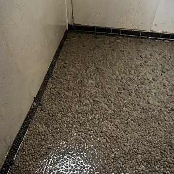 AI-generated art thumbnail for: Wet mat at the service door