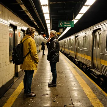 AI-generated art thumbnail for: The Unmarked Station Name