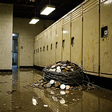 AI-generated art thumbnail for: Wire holding the change