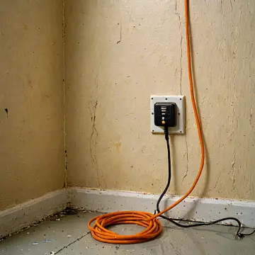 AI-generated art thumbnail for: Orange Cord Utility Loop
