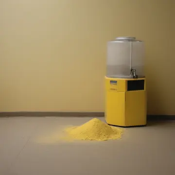 AI-generated art thumbnail for: Yellow Powder On Linoleum