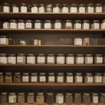 AI-generated art thumbnail for: Spice Shelf Arrangement