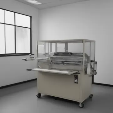 AI-generated art thumbnail for: Labeling Machine Output Tray
