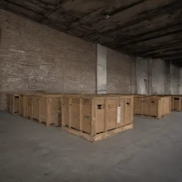 AI-generated art thumbnail for: Crates Against The Loading Dock