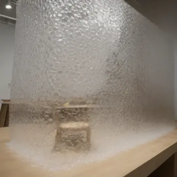 AI-generated art thumbnail for: Counter Glass Holds Bubble Wrap