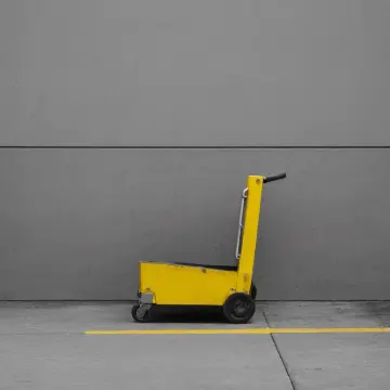 AI-generated art thumbnail for: Stalled Cart Near Exit Gate