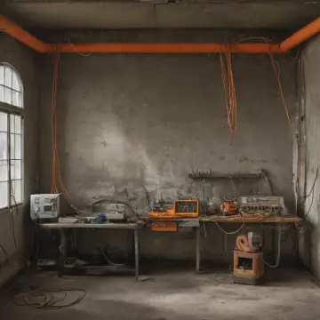 AI-generated art thumbnail for: Orange Cord Loop
