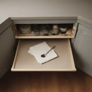 Card index cabinet in Utility room corner. Sorting misfiled inventory sheets. Dust motes suspended in weak light