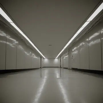 Card reader terminal in Department store service corridor. The night operator is resetting the transaction counter after closing. Yellow adhesive tape across a junction box