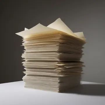 Manila folder stack in Admin desk corner. A section of forms is being organized for filing. Yellowed corner of a receipt