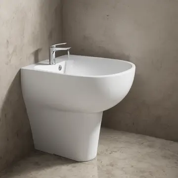 Soap scum stain in Small powder room corner. A slow, visible leak drips into the basin. Yellowed grout lines